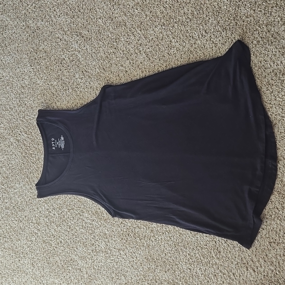 Apt 9 Essentials Black Tank